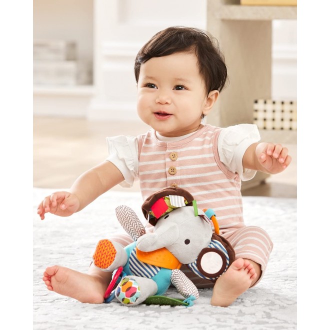 Baby Activity and Teething Toy with Multi-Sensory Rattle and Textures