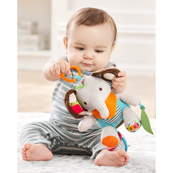 Baby Activity and Teething Toy with Multi-Sensory Rattle and Textures