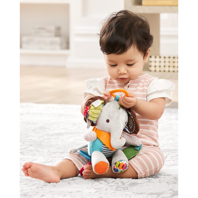 Baby Activity and Teething Toy with Multi-Sensory Rattle and Textures