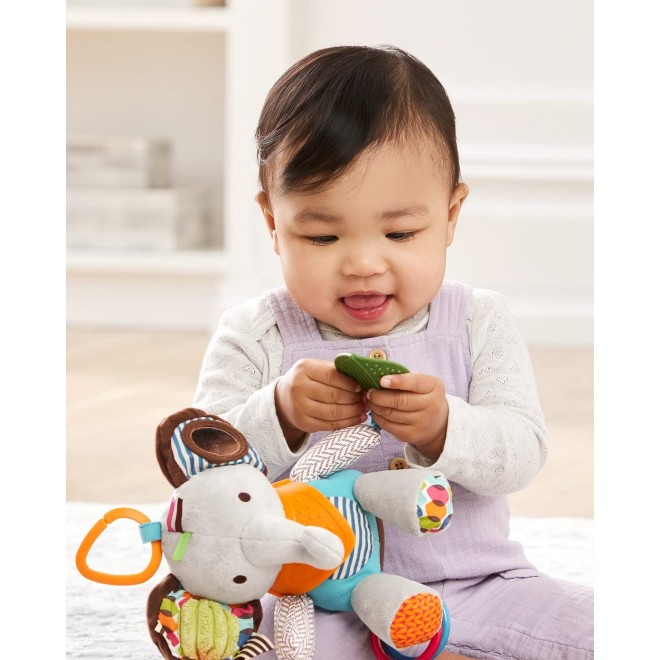 Baby Activity and Teething Toy with Multi-Sensory Rattle and Textures