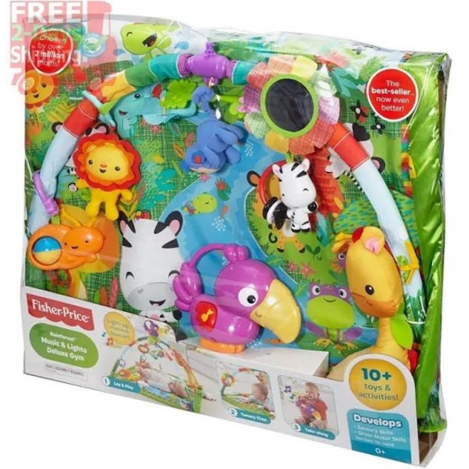 Fisher-Price Music & Lights Deluxe Gym, Rainforest