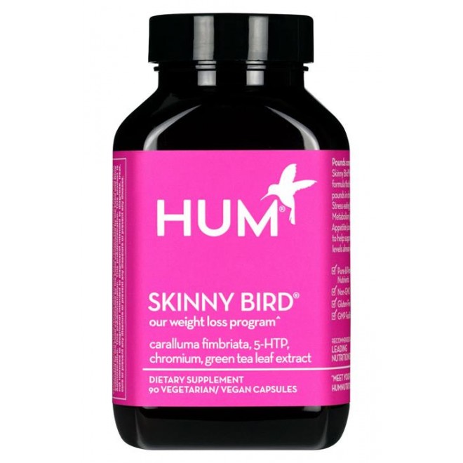 Hum Nutrition – Skinny Bird – Botanical Weight Management Support, 90 Vegan Caps