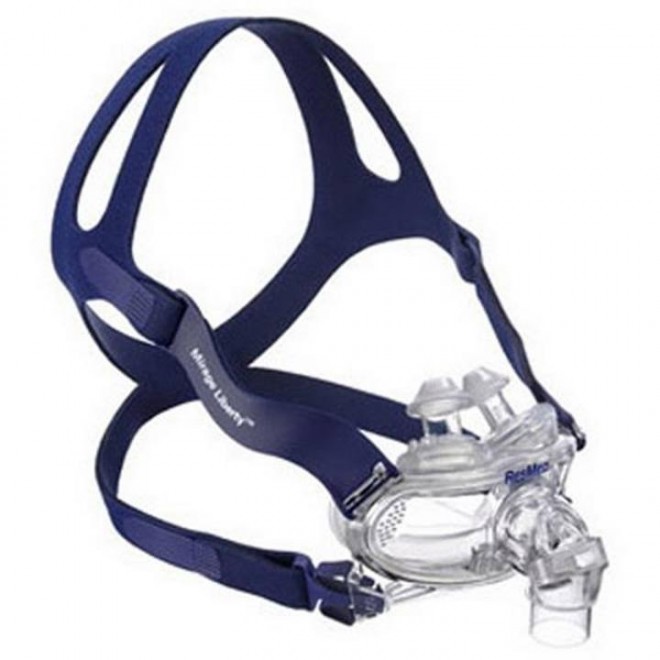 ResMed Mirage Liberty Full Face CPAP Mask with Headgear, Large 61301