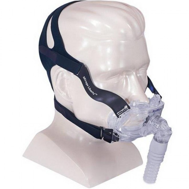 ResMed Mirage Liberty Full Face CPAP Mask with Headgear, Large 61301