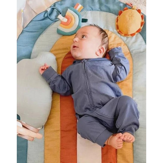 Itzy Ritzy Tummy Time Mat – Rainbow Play