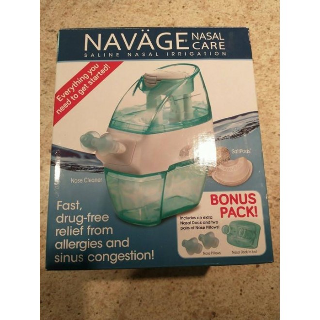 Navage Nasal Care Saline Nasal Irrigation with Bonus Pack