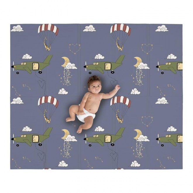 JumpOff Jo Foam Padded Play Mat for Infants, Babies, Toddlers Play , Foldable and Waterproof