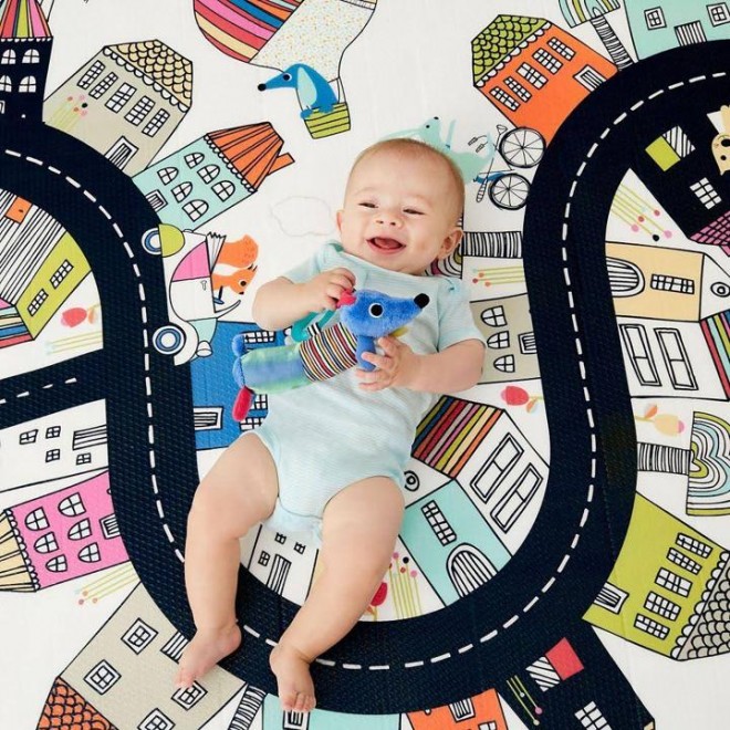 Skip Hop Reversible Playmat Vibrant Village