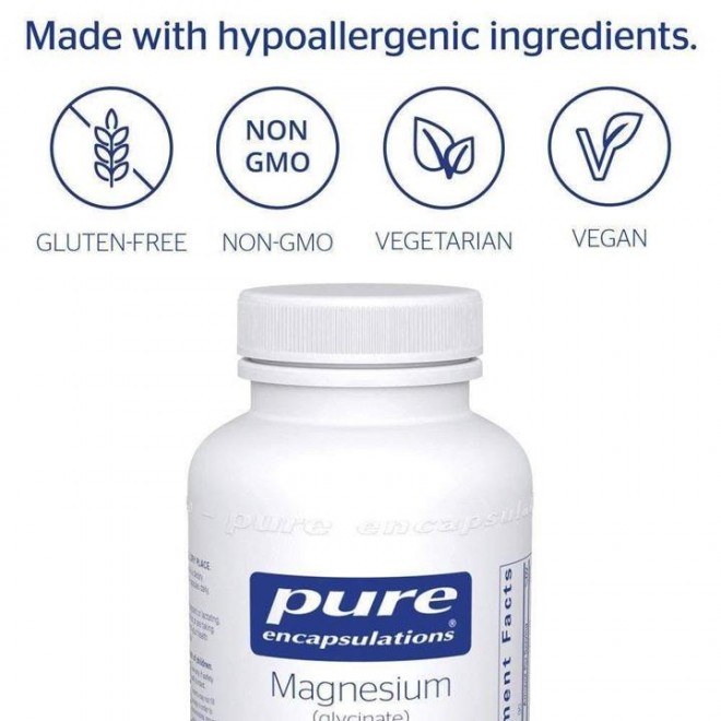 Pure Encapsulations Magnesium Glycinate Dietary Supplement