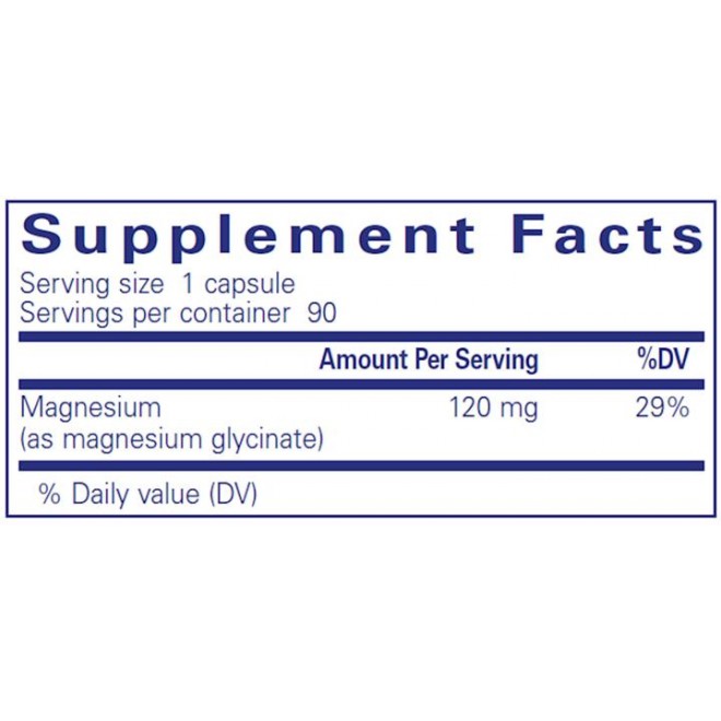 Pure Encapsulations Magnesium Glycinate Dietary Supplement