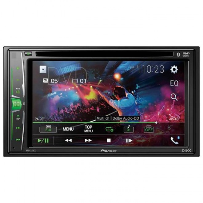 Pioneer AVH-221EX 6.2″ DVD Multimedia Receiver