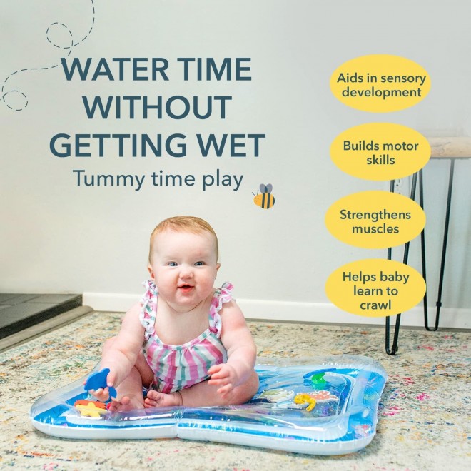 MAGIFIRE Water Tummy Time Mat for Infants 3-12 Months Old