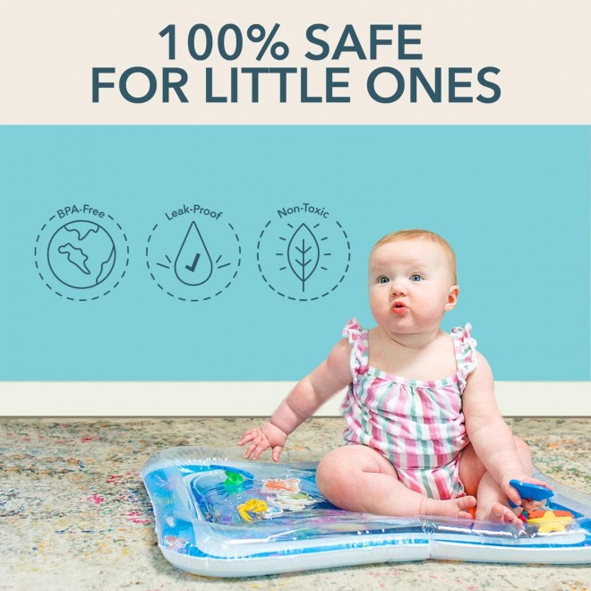 MAGIFIRE Water Tummy Time Mat for Infants 3-12 Months Old