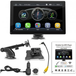 Drive Play for Cars 9-Inch Convenient HD Touchscreen with Bluetooth, Voice Call, Subwoofer Output