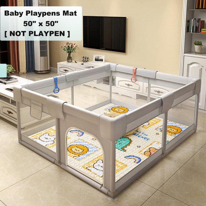 Baby Playpen Mat Baby Play Mat,Non Slip Washable Baby Mats For Playing