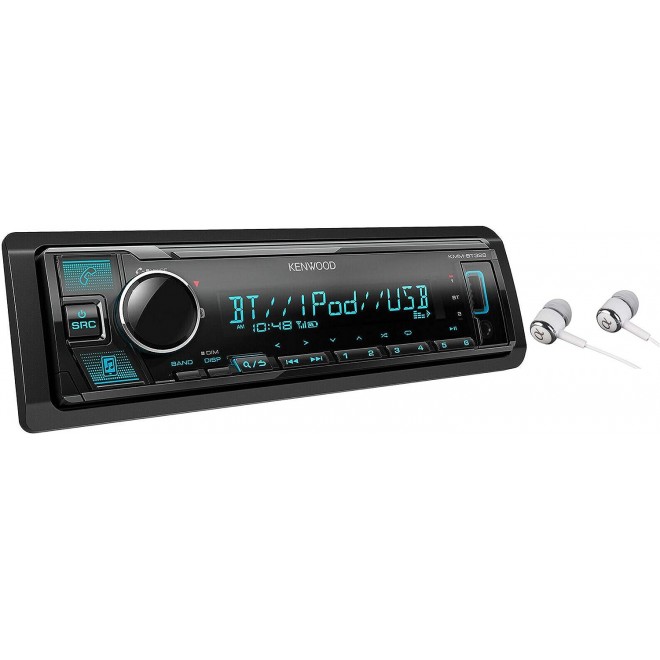 Kenwood Bluetooth USB MP3 WMA AM/FM Digital Media Player Dual Phone Connection