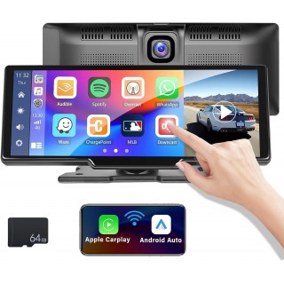 Portable Car Radio Apple Carplay Wireless Car Stereo Receiver 9.3 inch Apple car Play