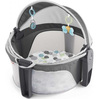 Fisher-Price Baby Travel Portable Play And Napping Space With Canopy And Toys