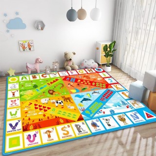 Baby Play Mats ,Educational ABC Alphabet Colors Shapes Numbers Rug for Kids