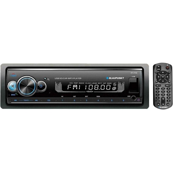 BLAUPUNKT Irvine70 Multimedia Car Stereo - Single DIN LCD Display