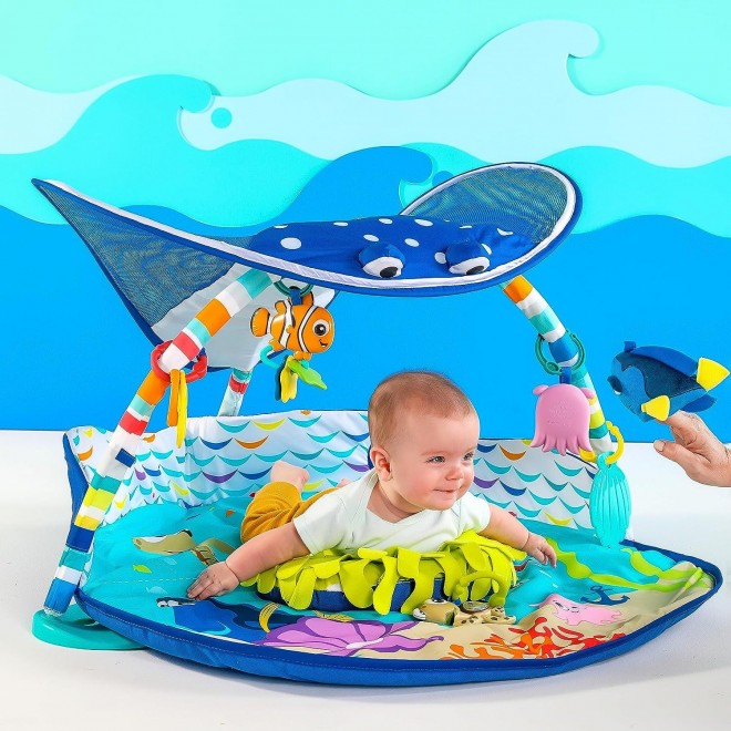 Bright Starts Disney Baby Lights & Music Gym, Ages Newborn +