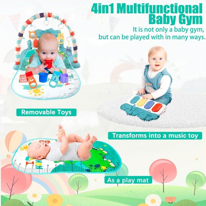 ONG NAMO Baby Play Mat Baby Gym Baby Play Mats for Floor Play Piano Gym