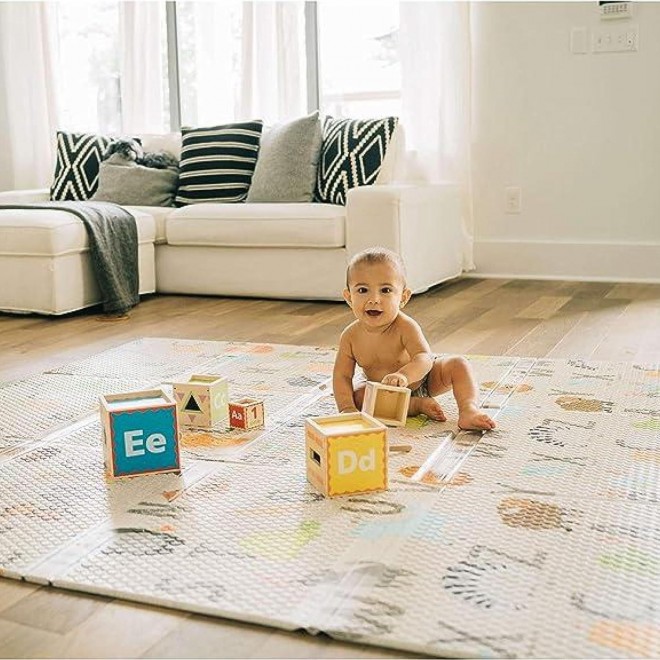 Toddleroo by North States Extra Large Foam Baby Play Mats for Floor