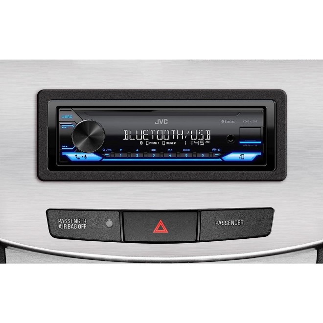 JVC Bluetooth Car Stereo with USB Port – AM/FM Radio, MP3 Player