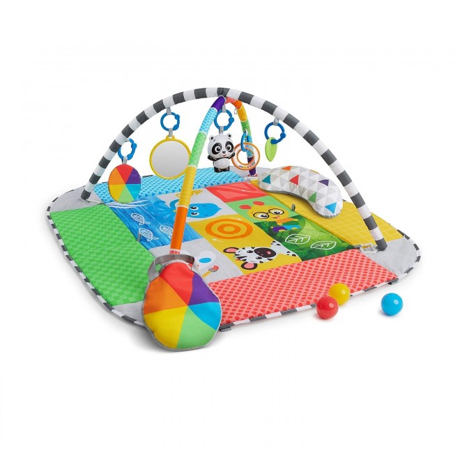 Baby Einstein Patch's Playspace Activity Play Mat & Ball Pit Gym with Music