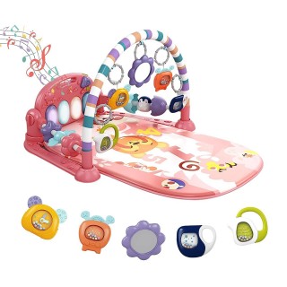 Baby Play Mat Baby Gym,Funny Play Piano Tummy Time Baby Activity Gym Mat