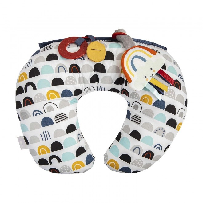 Boppy Tummy Time Prop, With Teething Toys, Fabric, A Smaller Size For Comfortable Tummy Time