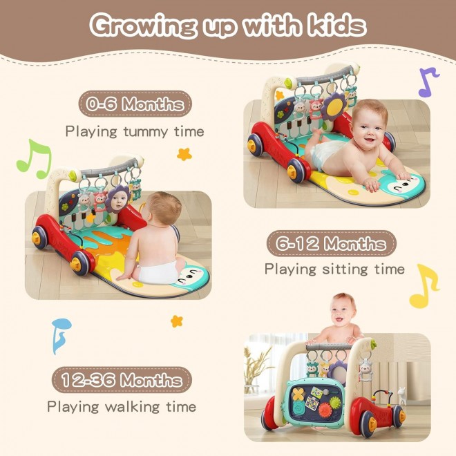 Baby Play Mat Baby Gym,Play Piano Tummy Time, Baby Seat,0 -12 Months