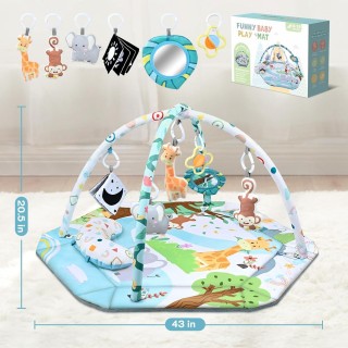 Baby Gym Play Mat, Washable Baby Activity Play Mat