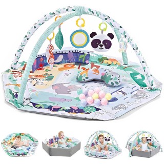 TFDER Baby Gym And Infant Play Mat,Play Mat & Play Gym, Combination Baby Activity Gym 