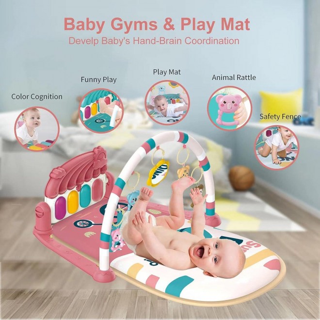 Baby Play Mat Baby Gym, Baby Activity Gym Mat