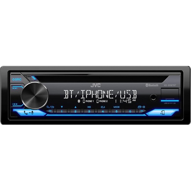 Bluetooth Car Stereo with USB Port – Detachable Face Plate –13-Band EQ