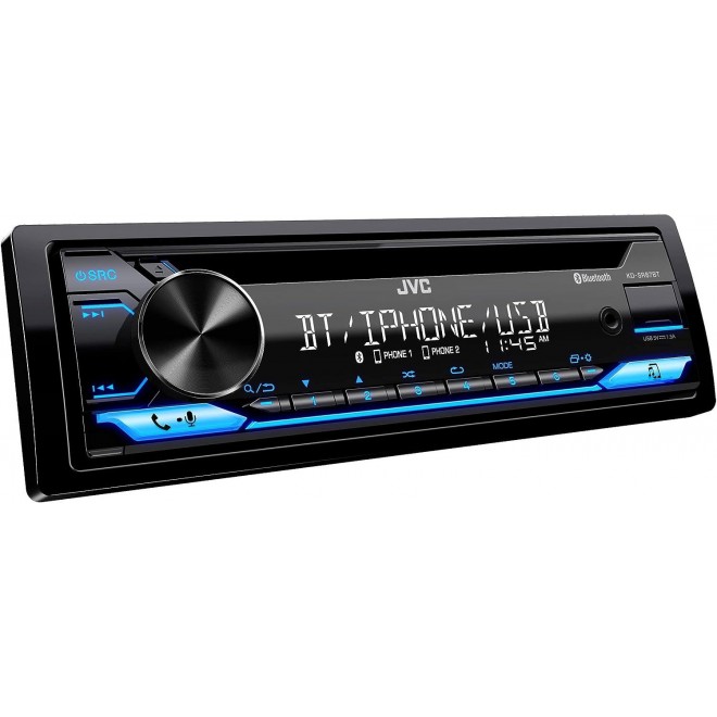 Bluetooth Car Stereo with USB Port – Detachable Face Plate –13-Band EQ