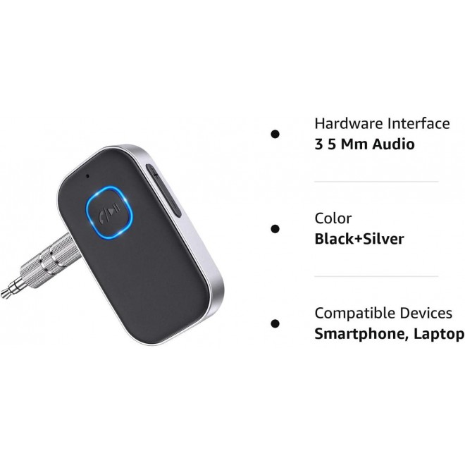 Bluetooth Receiver for Car, Wireless Audio Receiver for Home Stereo