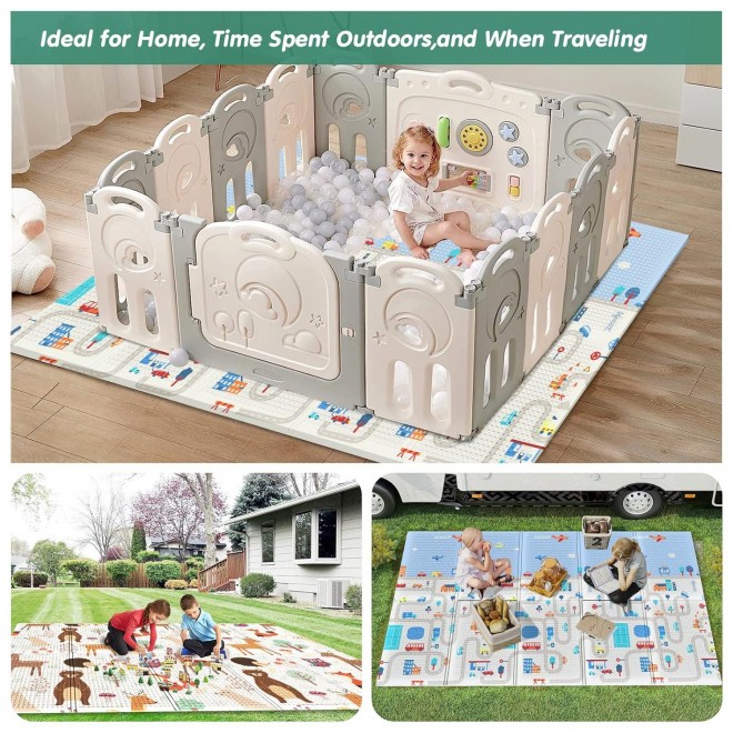 ieBabay-Baby-Play-Mat-Foldable-Foam-Floor-Play-Mat-Anti-Slip-Soft-Baby-Crawling-Mat