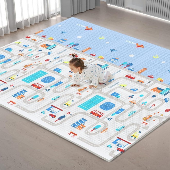 ieBabay-Baby-Play-Mat-Foldable-Foam-Floor-Play-Mat-Anti-Slip-Soft-Baby-Crawling-Mat