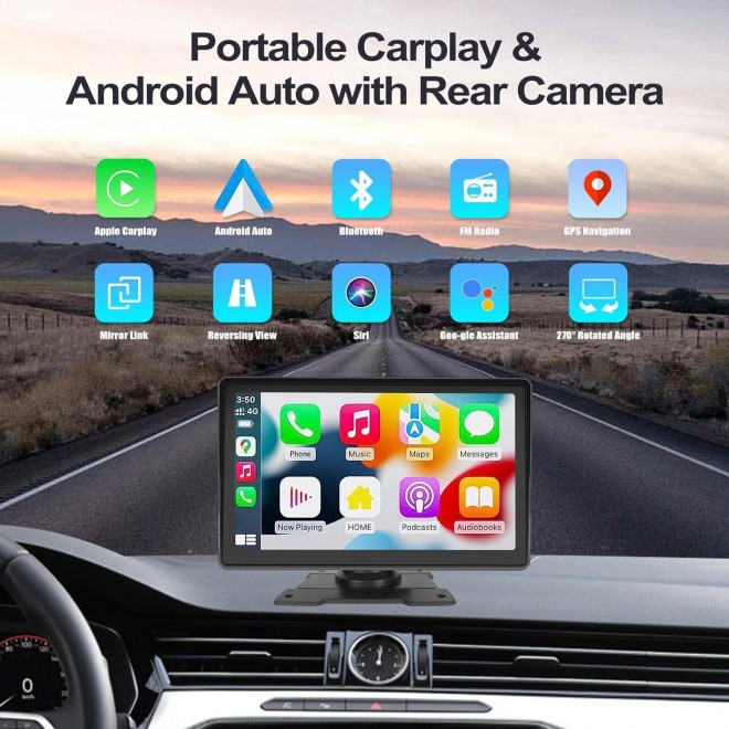 2023 Newest Wireless Apple Carplay & Android Auto, Touchscreen