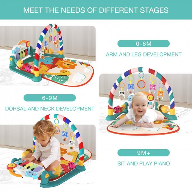 Eners Baby Gyms Play Mats for Newborn Toddler Infants