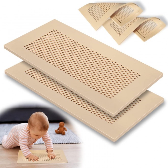 Orzbow Baby Proofing Soft Silicone Vent Cover,Catches Debris Hair & Prevents Creepy Crawlies