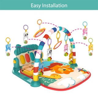 Lcasio Musical Baby Gyms Play Mats Musical Activity Mat Piano Baby Play Gym