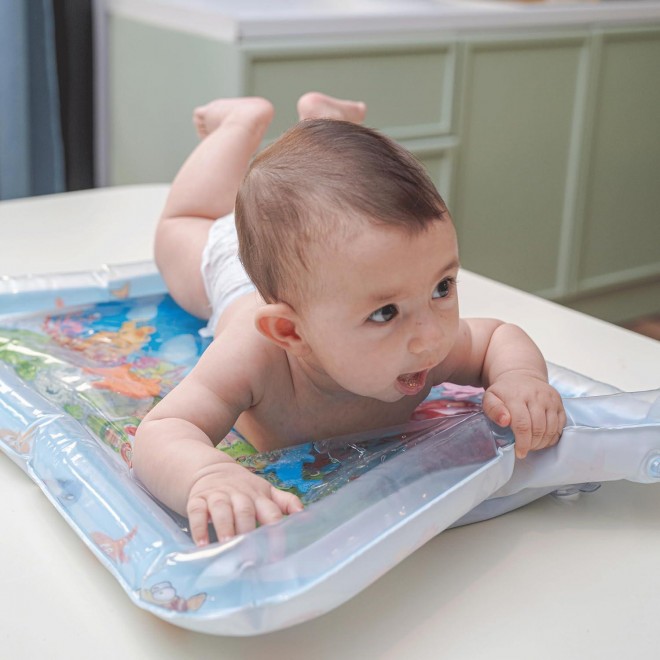 Mr. Pen- Inflatable Tummy Time Water Mat, Baby Mat For Floor Tummy Time