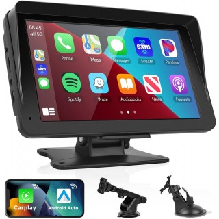 Wireless Apple Carplay Car Stereo,podofo Portable 7'' Touch Screen Apple Carplay