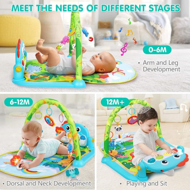 Baby Gym Play Mats Baby Toys Tummy Time Mat Toys