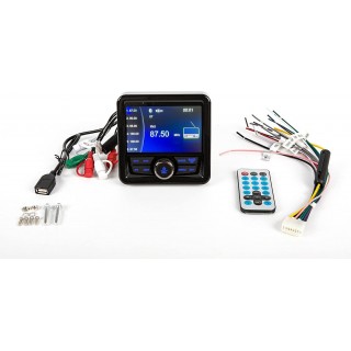 Audio Systems Marine Gauge Receiver - Weatherproof, 4-inch Display Screen