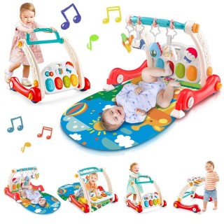 VATOS Baby Play Gym, Baby Learning Walker Activity Gym Mat