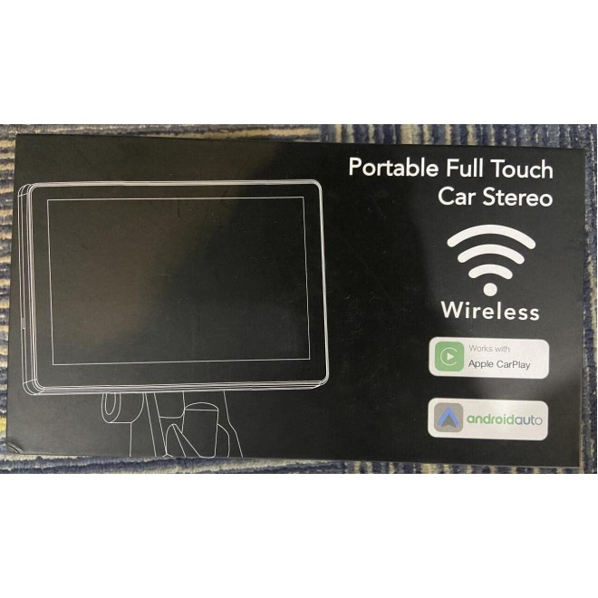 2023 Newest Portable Car Radio with Apple Carplay and Android Auto, Touchscreen